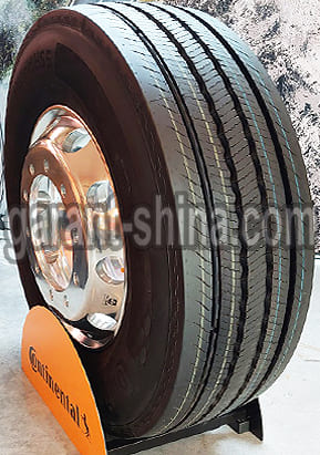 Continental Conti Hybrid HS5 (рулевая) 315/70 R22.5 156/150L 20PR - Фото реальной шины на выставке